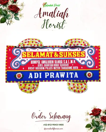 Papan Bunga Ucapan Selamat Kanigaran